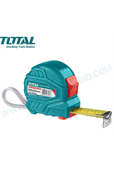 TOTAL - 5M X 25MM TAPE - 2 FUNCTIONS