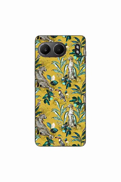 OEM Калъф, съвместим с OnePlus Nord 4, силиконов гел TPU модел, жълт десен  "...