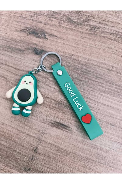 Armastr Cute Avocado Silicone Keychain