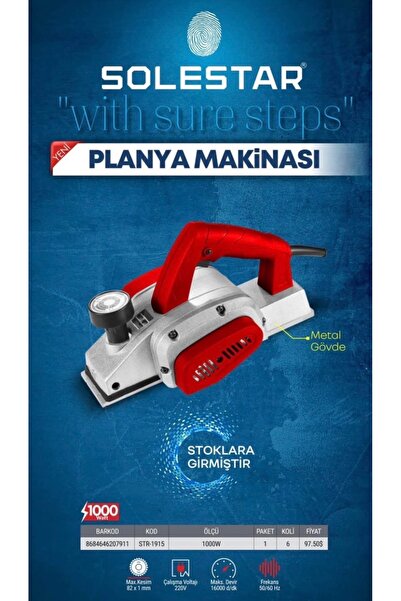SOLESTAR PLANYA MAKİNASI