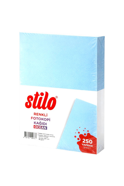 Stilo A4 Color Copy Paper 250 Sheets 80 Grams Ocean
