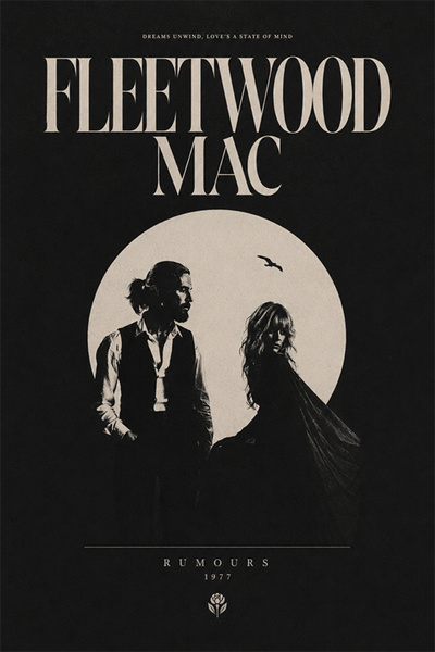 Taranist Poster - Fleetwood Mac Album - Retro Music Band Kalın Kuşe Kağıt