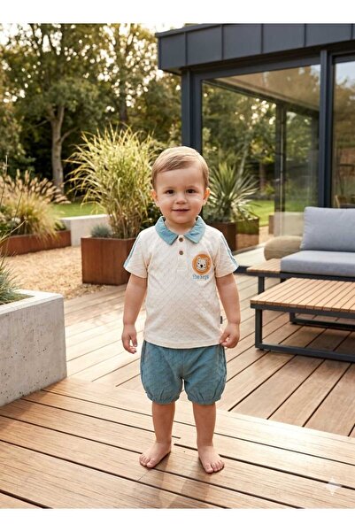 Babexi Baby Set with Lion Embroidery