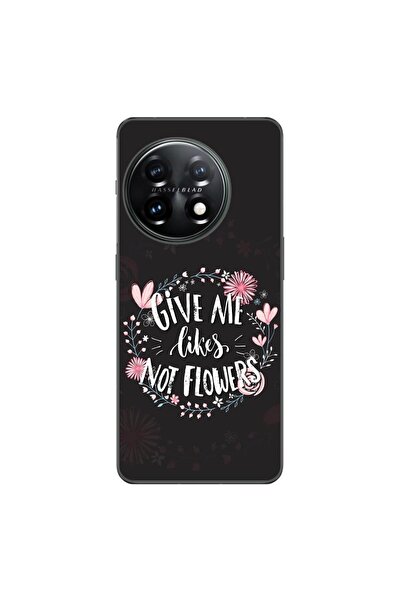 OEM Husa compatibila cu OnePlus 11 Silicon Gel Tpu Model Mesaj Give Me Likes
