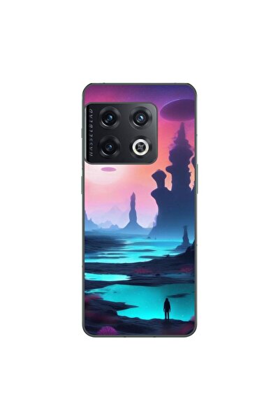 OEM Husa compatibila cu OnePlus 10 Pro Silicon Gel Tpu Model Mystic Planet