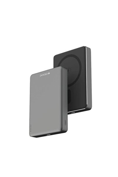 Dviced Ултратънък DV400004 Пауър банк, 10000mAh, Сив
