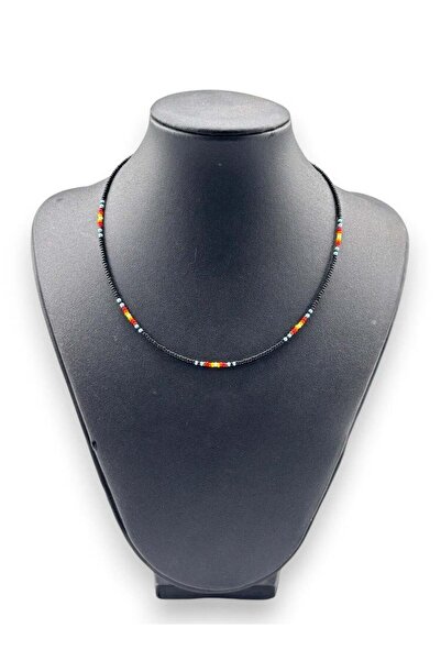 Bozhi Necklace Glass Beads Business Woman Style