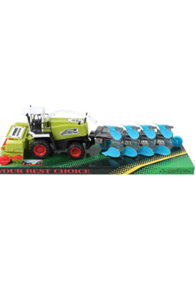 PlayFun Tractor Combine Harvester with Disc 6511110049406