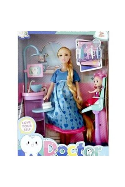 PlayFun Set Papusa Doctor cu Bebe 6511110043794
