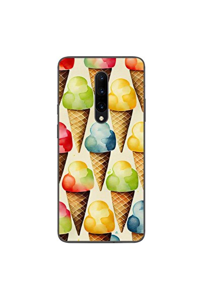 OEM Калъф, съвместим с OnePlus 7 Pro, силиконов гел TPU модел с десен на слад...