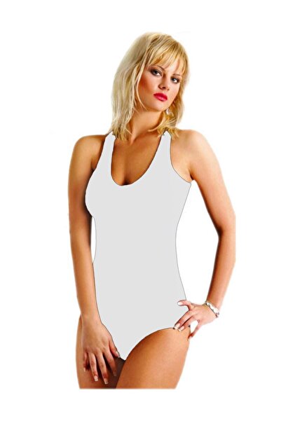 BENALİ Women's Lycra Cotton Strap Athlete Snap Body 4060