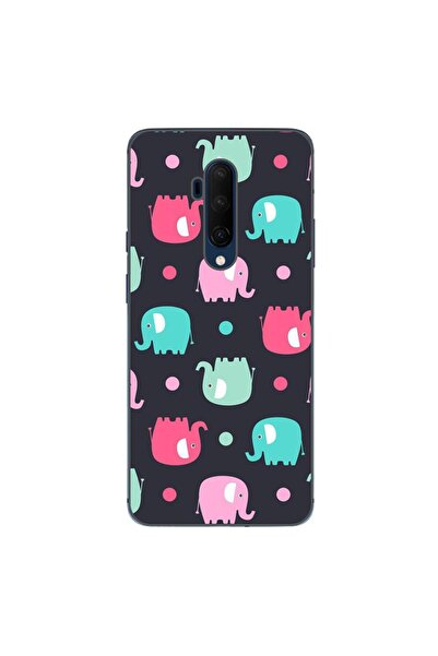 OEM Husa compatibila cu OnePlus 7T Pro Silicon Gel Tpu Model Pattern Elefant