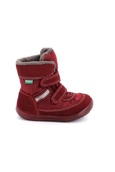 Kickers Παιδική Μπότα για Κορίτσι Kimbak Χρώματος Μπορντό 878581-10 18