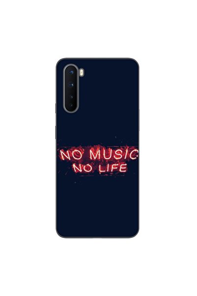 OEM Case compatible with OnePlus Nord Silicon Gel Tpu Model No Music No Life