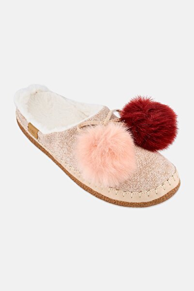 Toms Women Ivy Slip on PomPom Slippers, Rose