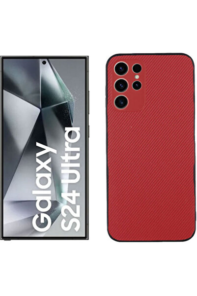 Other Volte-Tel Carbon Lift Back Cover Σιλικόνης Κόκκινο (Galaxy S24 Ultra)