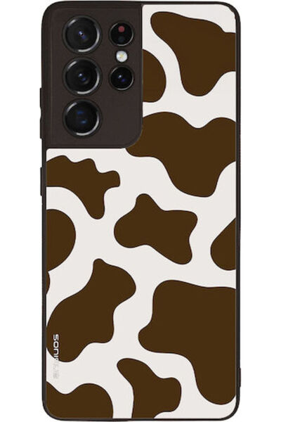Other Σειρά Sonique Animal Print Samsung Galaxy S21 Ultra Αγελάδα 02 Θήκη Κιν...