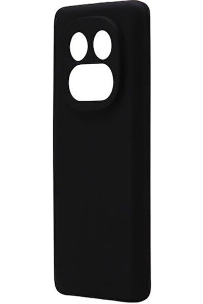 inos Πίσω Κάλυμμα Σιλικόνης Μαύρο (Redmi Note 14 Pro 5G / Poco X7)