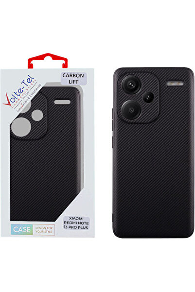 Other Volte-Tel Carbon Lift Back Cover Silicone Black (Redmi Note 13 Pro+)