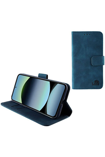 Lime&co Lime Essential Magnet Book Συνθετικό Δέρμα / Σιλικόνη Μπλε (Redmi Not...