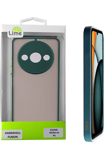 Lime&co Πίσω Κάλυμμα Πλαστικό / Σιλικόνη Πράσινο (Xiaomi Redmi A3) Κωδικός: 8...