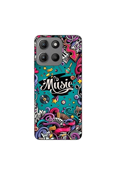 OEM Husa compatibila cu Motorola Moto G15 Silicon Gel Tpu Model Pop Art Music