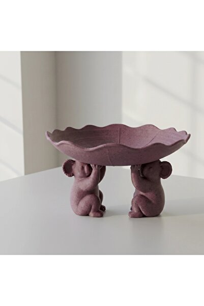 OEM Bol decorativ cu suport, design Koala, pentru diverse obiecte