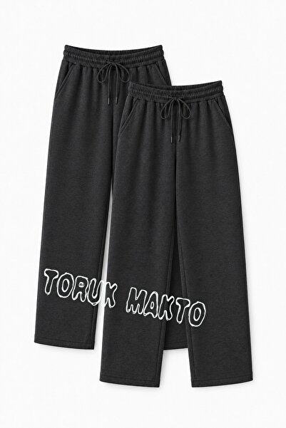 TORUK MAKTO 2 bucăți pantaloni de trening unisex cu picior normal, culoare an...