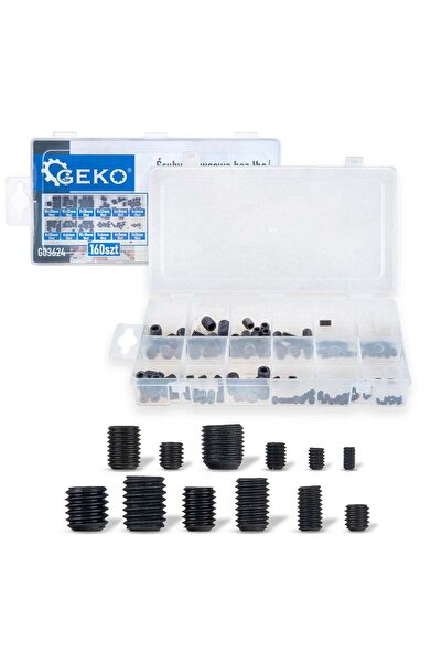 GEKO SET STIFTURI FILETANTE IMBUS 160BUC