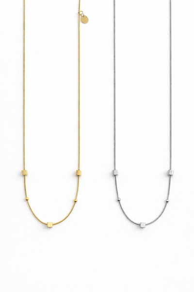 Bozhi Necklace Steel Silver Everyday Elegance