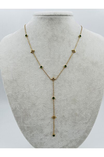 Bozhi Necklace Steel Gold Elegant Gift