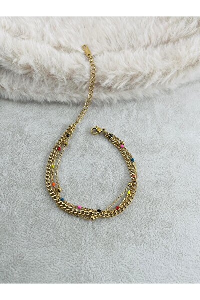 Bozhi Steel Bracelet Bl Gold Business Woman Style