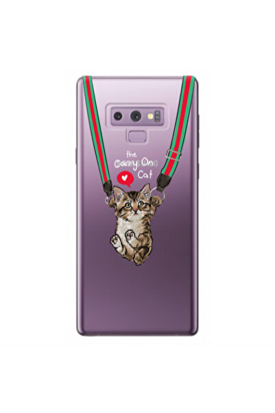 Other Samsung Note 9 Swinging cat Transparent Silicone TPU Θήκη
