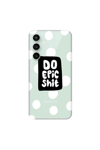 Other Samsung S24 Plus Do Epic Shit Transparent Silicone TPU Θήκη