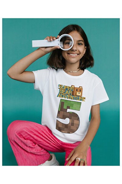 ALPŞAN TİCARET Tricou pentru copii cu imprimeu Super Bear Adventure – Tricou ...