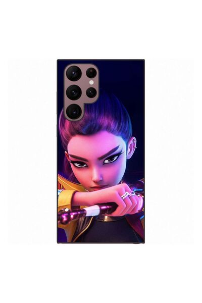 OEM Husa compatibila cu Samsung Galaxy S22 Ultra Silicon Gel Tpu Model KPop D...