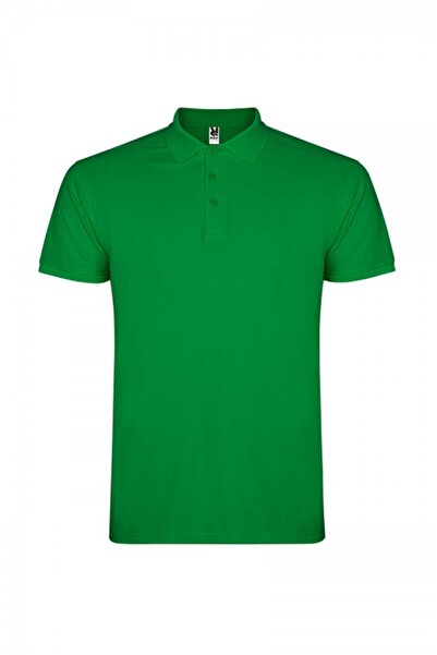 ROLY Tricou polo bărbătesc, bumbac 100%, Star, verde tropical