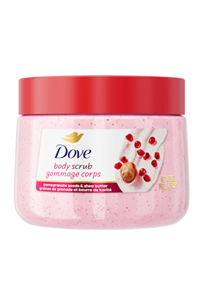 Dove Body Scrub, Dove, Pomegranate Seeds & Shea Butter, Gentle Exfoliation, N...