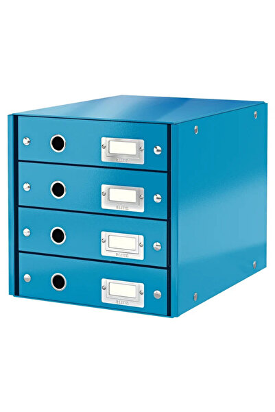Leitz 4 DRAWER CABINET BLUE CLICK&STORE