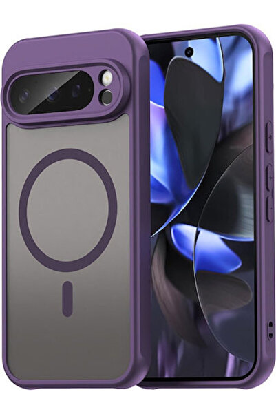 Techsuit Halofrost II Magsafe Πίσω Κάλυμμα Σιλικόνης Μωβ (OnePlus 9 Pro)