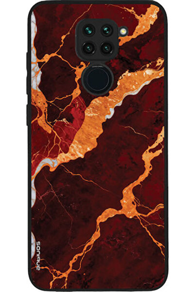 Other Θήκη Sonique Σειράς Marble για Xiaomi Redmi Note 9 Κόκκινο