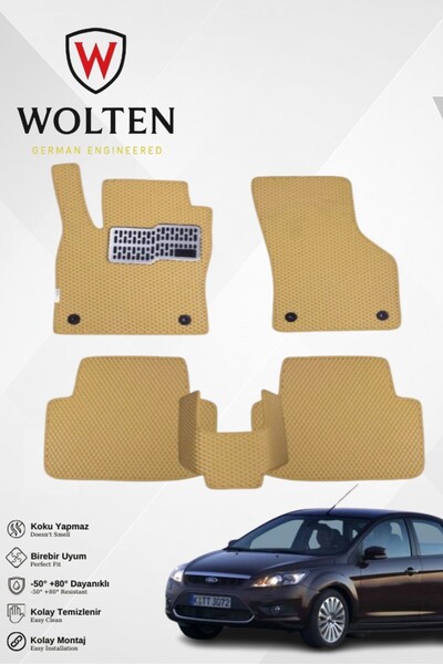 w wolten german engineered FOCUS 2-FORD-HATCHBACK-SEDAN(2005-2011) İÇİN EVA İ...