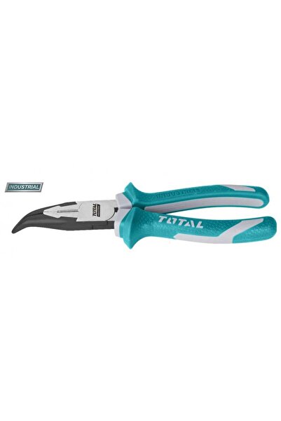 TOTAL Cleste cu varf ascutit si curbat - 6"/ 160mm - Cr-V (INDUSTRIAL)