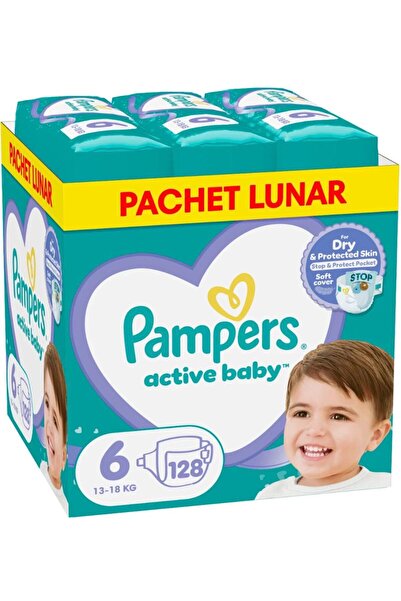 Pampers Pants Active Baby XXL, Size 6, 13-18 kg, 128 pieces Diapers