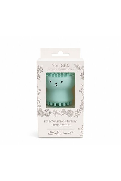 yourspa Silicone facial brush with massage for gentle cleansing and exfoliation