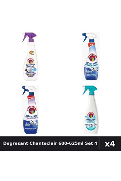 Chanteclair Set 4 Degresant Universal 600-625ml - Mosc Alb, Extra Parfumat, A...