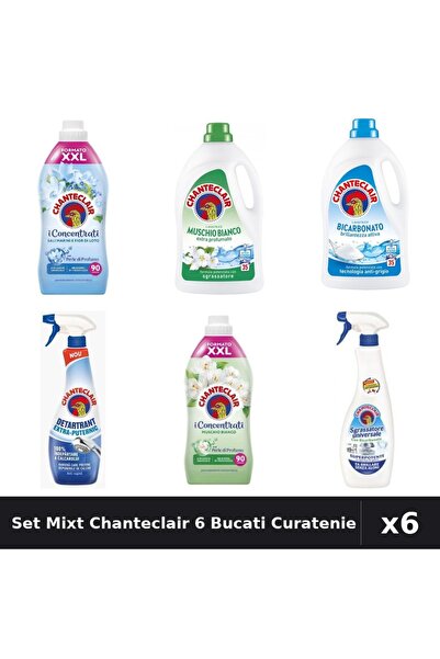 Chanteclair Set 6 Curatenie - Detergent, Balsam, Degresant, Detartrant - 1800...