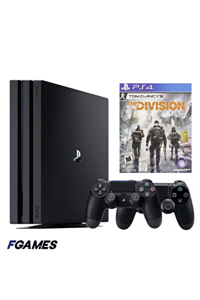 Sony Κονσόλα Playstation 4 Pro Ps4 1tb + Δύο Χειριστήρια + Tom Clancy& # x201...