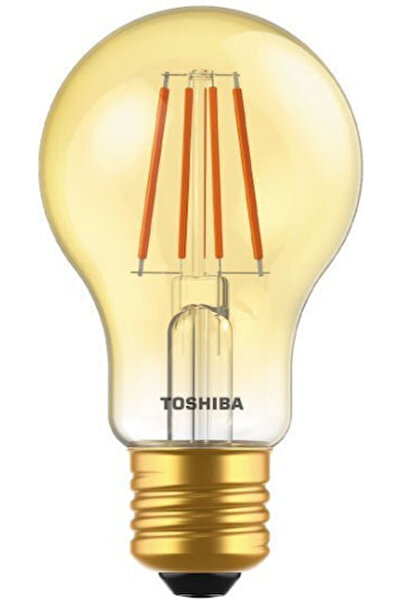 Toshiba Λάμπα LED 4.5W για ντουί E27 και σχήμα A60, Θερμό Λευκό, Ρυθμιζόμενης...