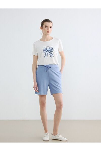 LC Waikiki Lcwaikiki Basic Elastic Waist Soft Touch Women's Shorts